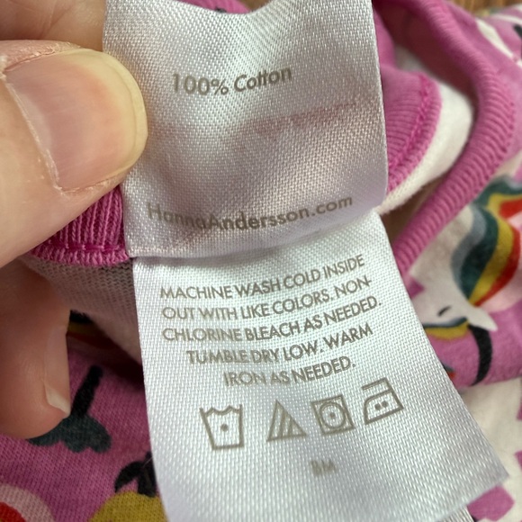 Hanna Andersson Tiered Unicorn Dress 6-7 Years - Picture 6 of 7